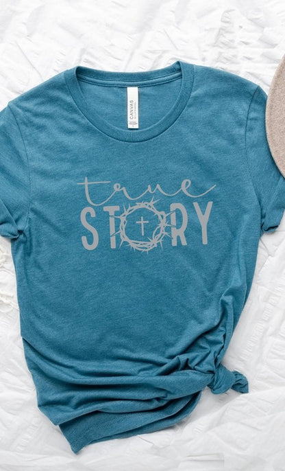 True Story Cross Easter Graphic Tee (Sizes S - XL)