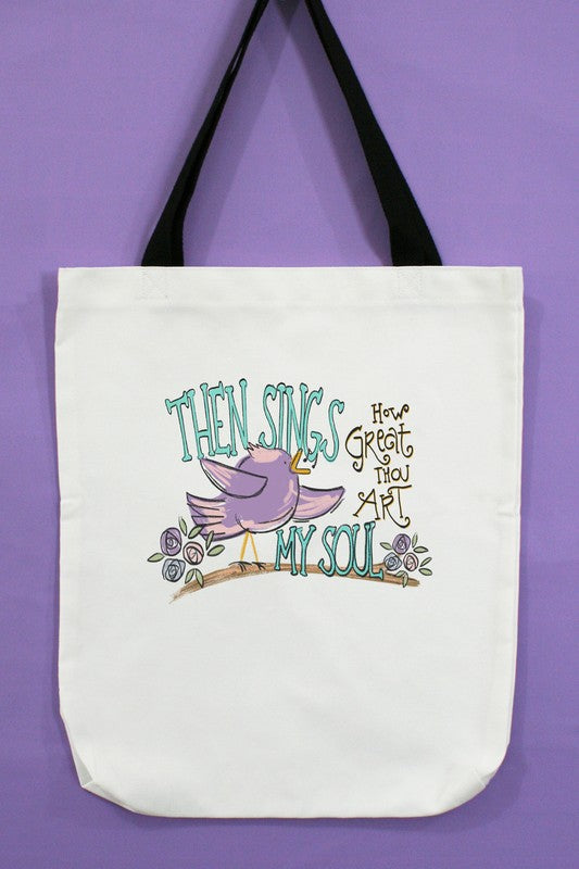 Then Sings My Soul Easter Tote Bag