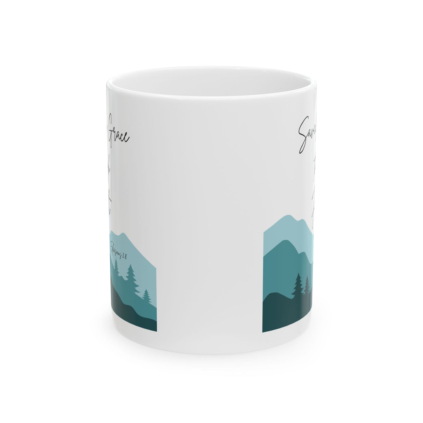 Saved By Grace Ceramic Mug (11oz)