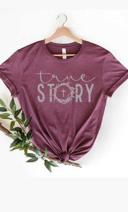 True Story Cross Easter Graphic Tee (Sizes S - XL)