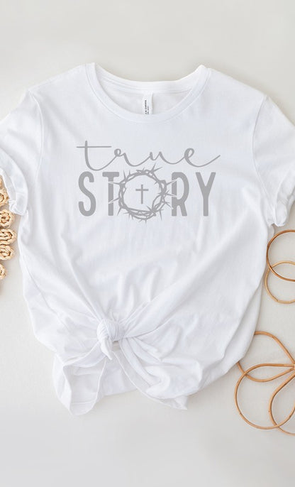 True Story Cross Easter Graphic Tee (Sizes S - XL)