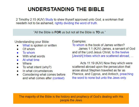 Chart Presentation - Understanding the Bible - FREE