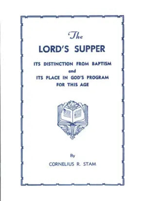 Lord's Supper BOOKLET