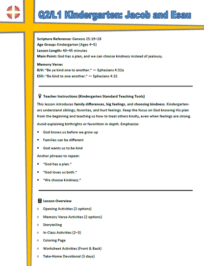 GGF Kids Curriculum_Kindergarten Quarter 2 Year 1