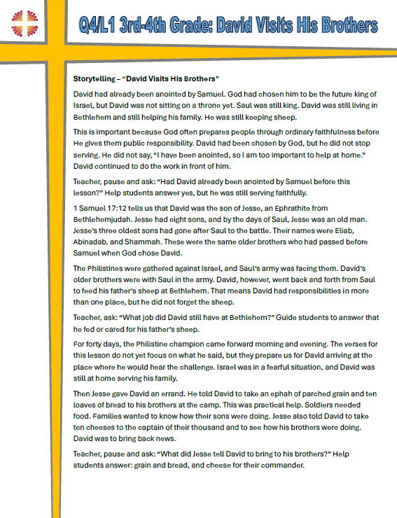 GGF Kids Curriculum_3rd & 4th Grade Quarter 4 Year 1