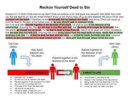 Reckon Yourself Dead to Sin (slide) - FREE