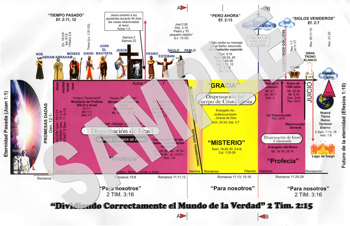 Rightly Dividing the Word of Truth (SPANISH) - CHART