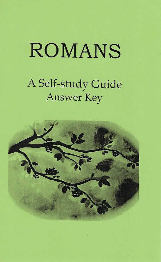 Romans Self Study Guide Answer Book