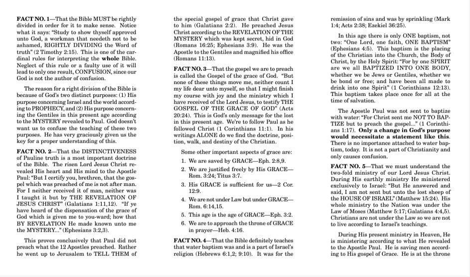 Tract: Seven Basic Bible Facts