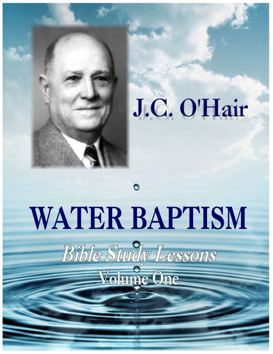 Water Baptism, Book 1