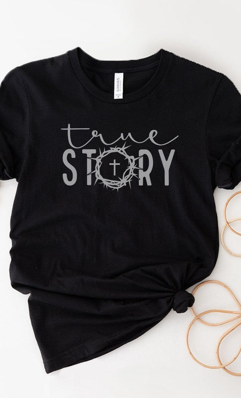 True Story Cross Easter Graphic Tee (Sizes S - XL)