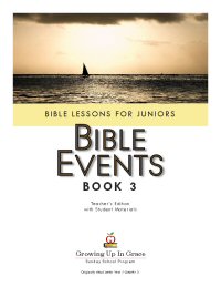 Growing Up In Grace: Bible Events – Book 3 - Printed Spiral-bound Paperback