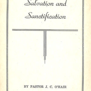 Salvation and Sanctification