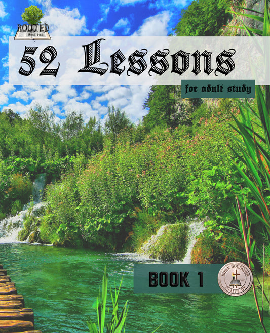 52 Lessons for Adult Study: Book 1