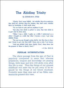 The Abiding Trinity FREE